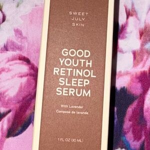 SWEET JULY SKIN Good Youth Retinol Sleep Serum Lavender Retinol Lactic Acid NIB